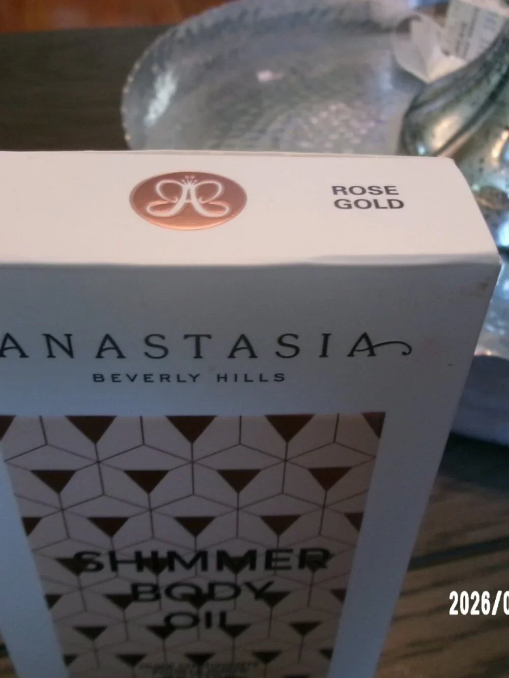 Anastasia Beverly Hills Shimmer Body Oil 1.5 oz / 45 mL # Rose Gold New in Box!